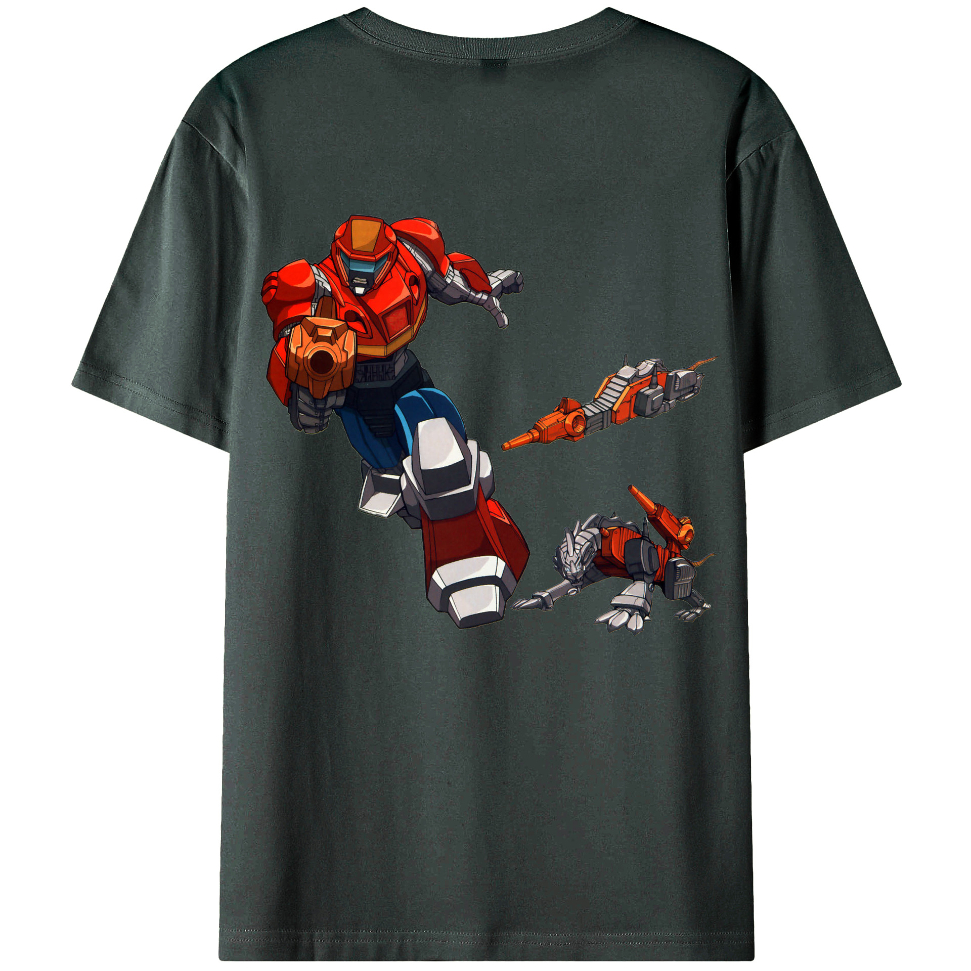 （画像用）  綿100％ メンズ半袖Tシャツ（バックプリント） 通気性